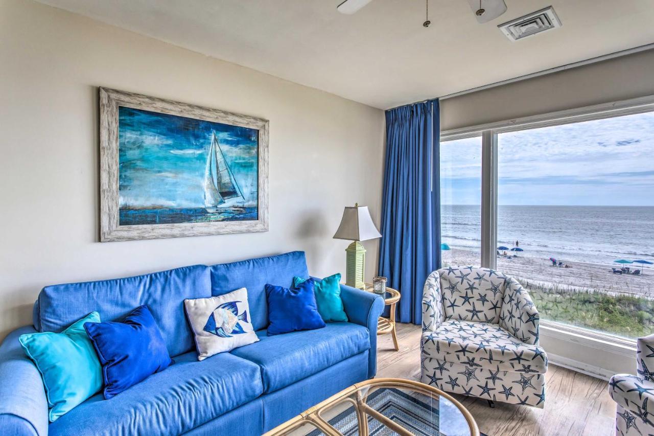 Bright Beachy Condo With Boardwalk Access And Patio! เมอร์เทิลบีช ภายนอก รูปภาพ